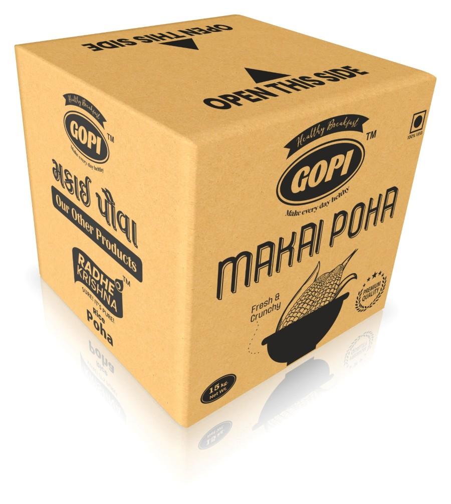 Gopi Makai Poha carton, 15 Kg net weight