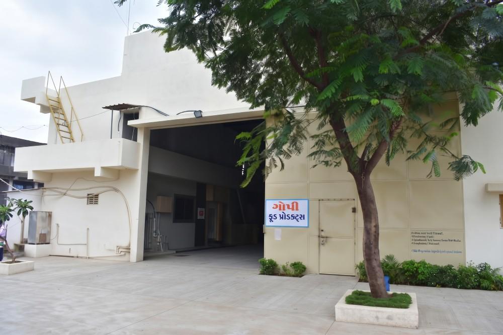 Gopi Food Products factory entrance in Gondal