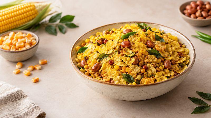 Gujarati Makai No Chevdo