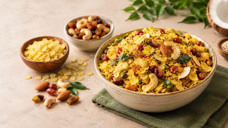 Crunchy Rice Poha Dry Fruit Chivda