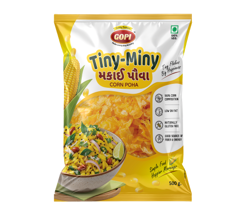 Gopi Tiny-Miny Corn Poha, 500 g pack